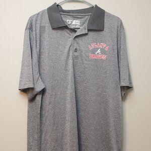 True Fan Atlanta Braves Polo, Size XL